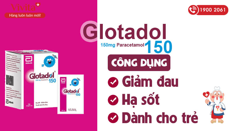 Công dụng Glotadol 150mg