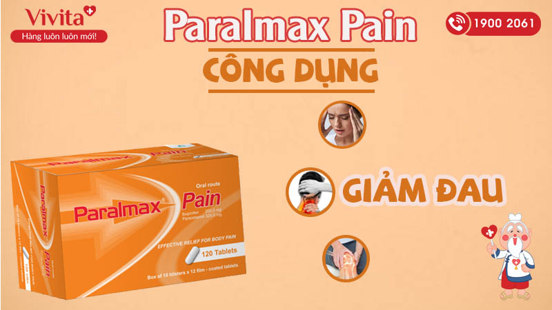 Công dụng Paralmax Pain
