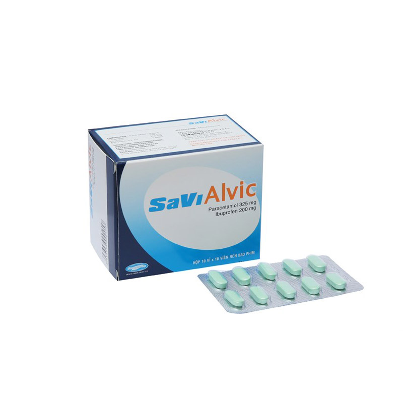Thuốc giảm đau Savi Alvic | Hộp 100 viên