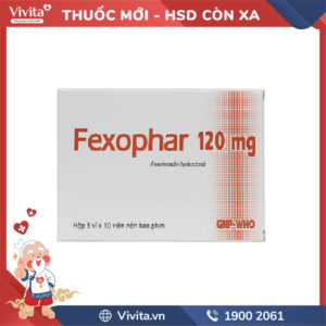 Thuốc chống dị ứng Fexophar 120mg Hộp 50 viên