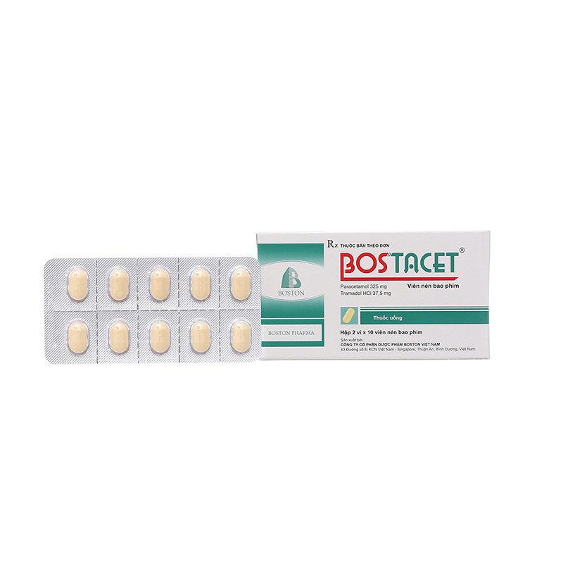 Thuốc giảm đau Bostacet | Hộp 20 viên