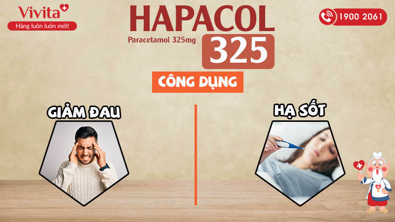 Công dụng Hapacol 325mg