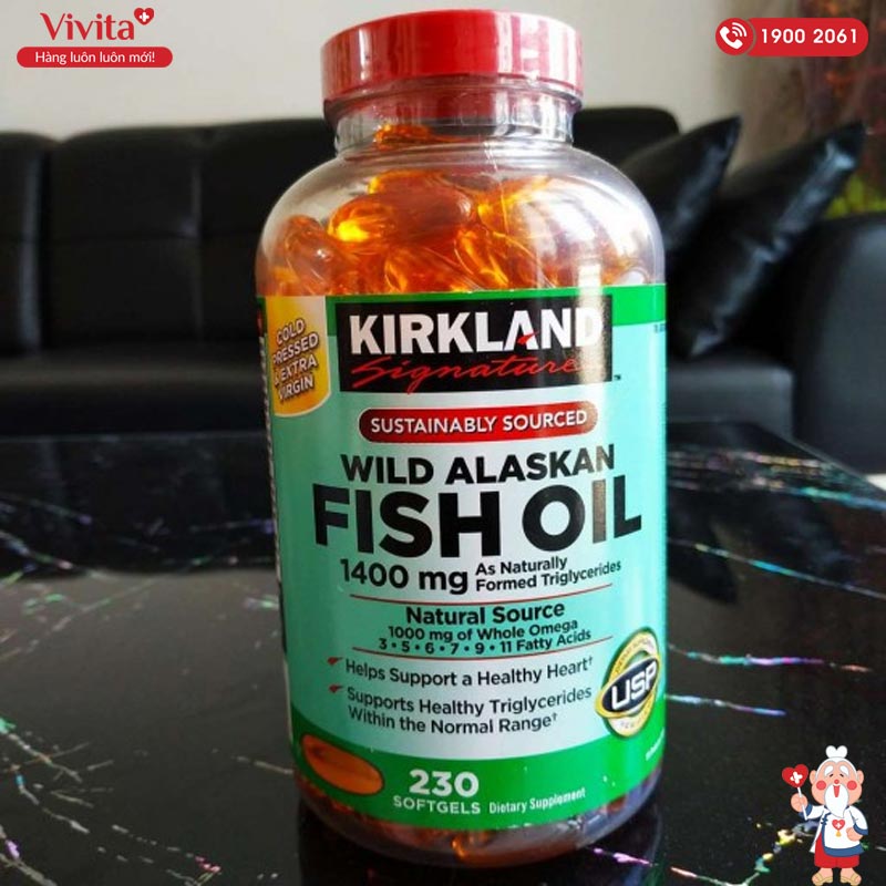 kirkland signature wild alaskan fish oil 1400mg