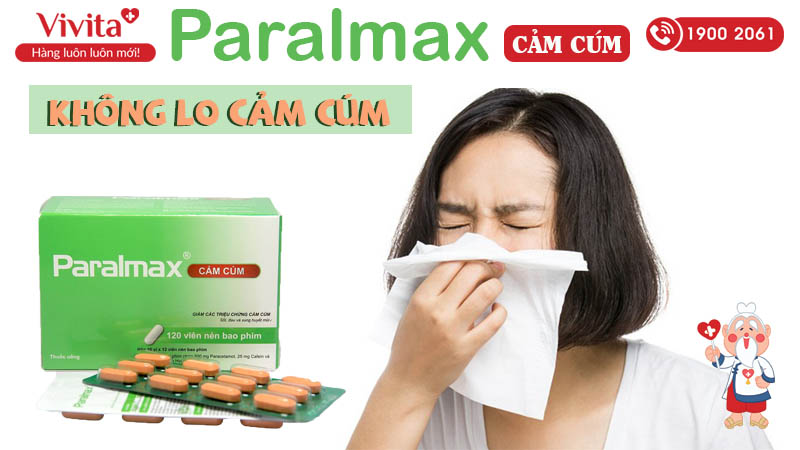 Thuốc Paralmax Cảm cúm 500mg