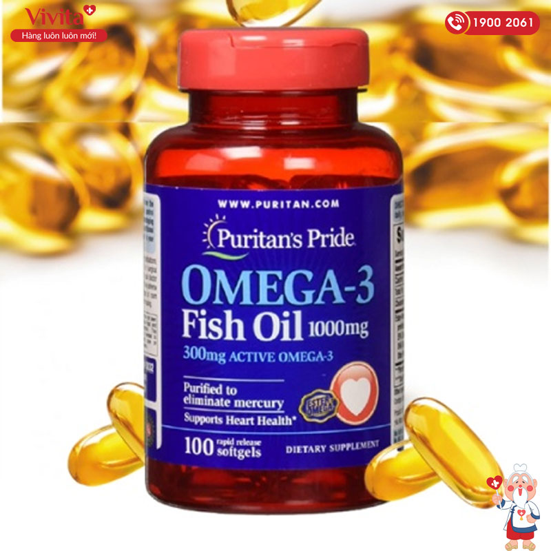 puritans pride omega 3 fish oil 1000mg 