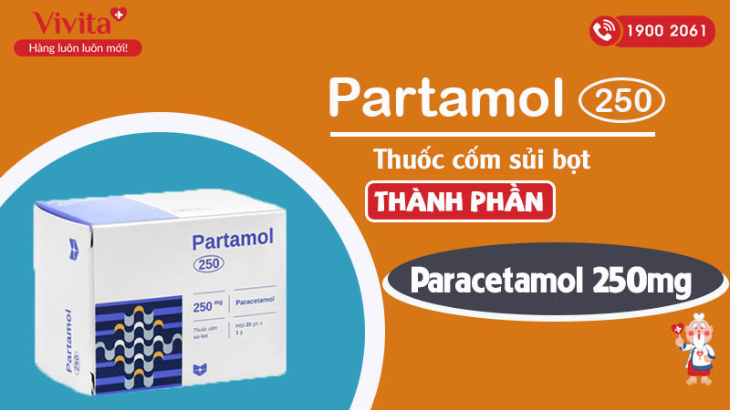 Thành phần Partamol 250