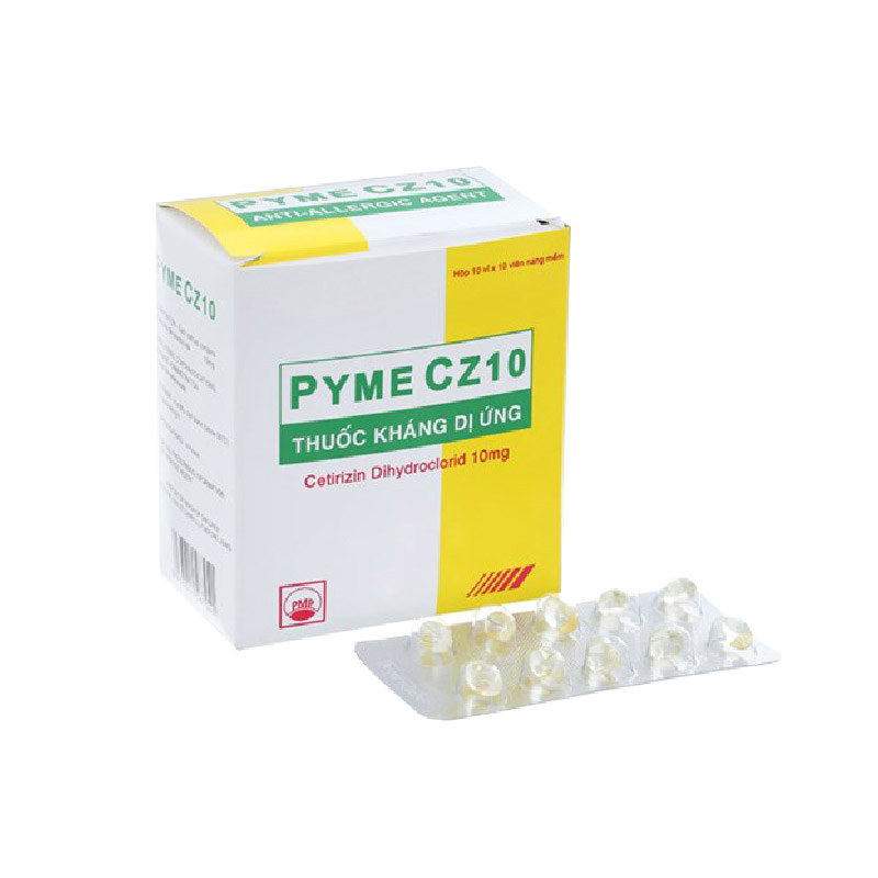 Thuốc chống dị ứng Pyme CZ10 | Hộp 100 viên