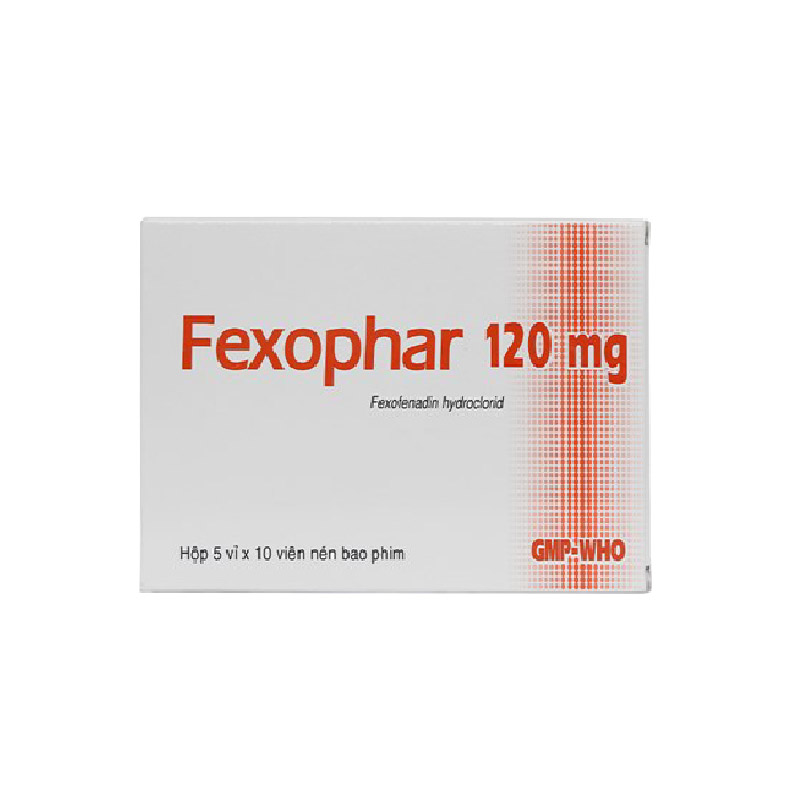 Thuốc chống dị ứng Fexophar 120mg | Hộp 50 viên