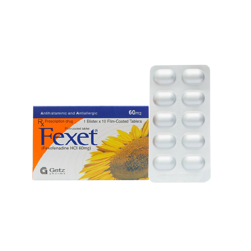 Thuốc chống dị ứng Fexet 60mg | Hộp 10 viên