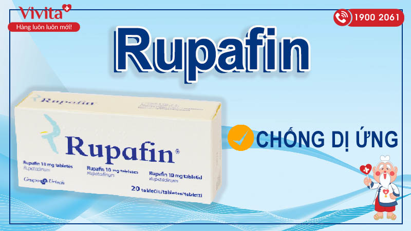 Thuốc chống dị ứng Rupafin 10mg