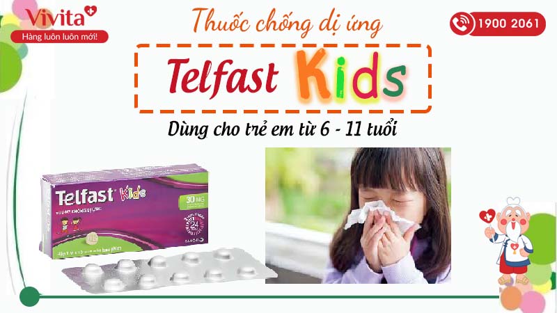 Thuốc chống dị ứng Telfast Kids 