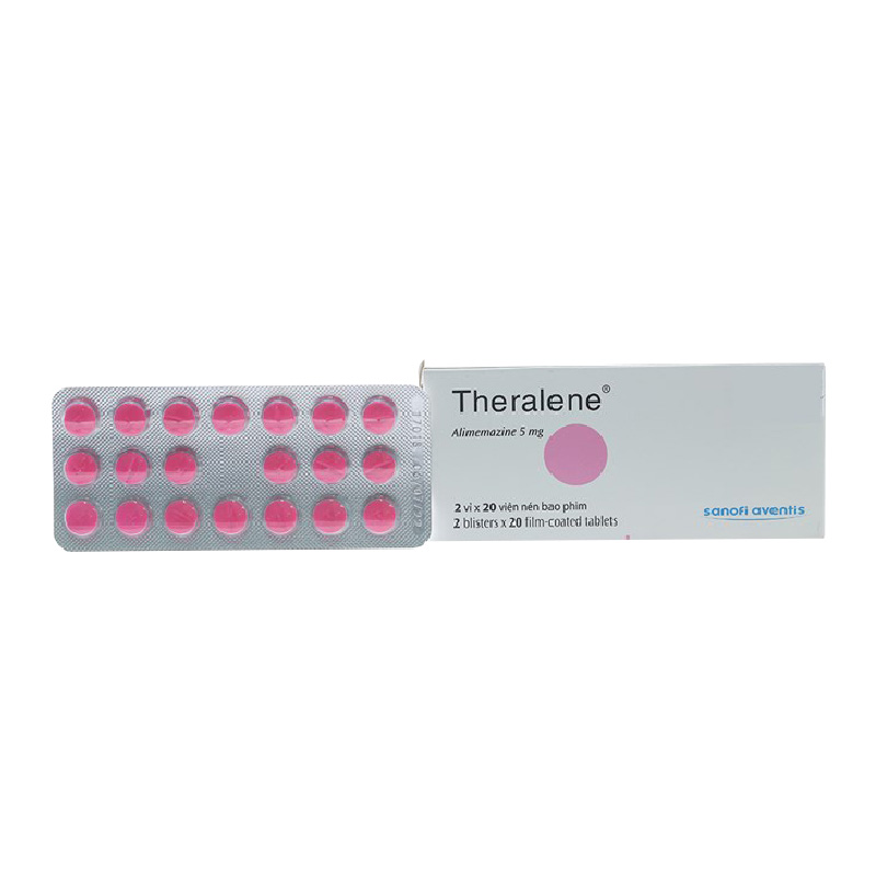 Thuốc chống dị ứng Theralene 5mg | Hộp 40 viên