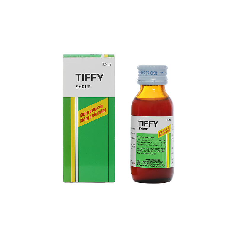 Siro trị cảm cúm cho trẻ em Tiffy | Chai 30ml