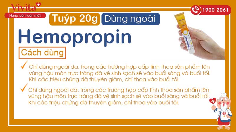 Cách dùng Hemopropin