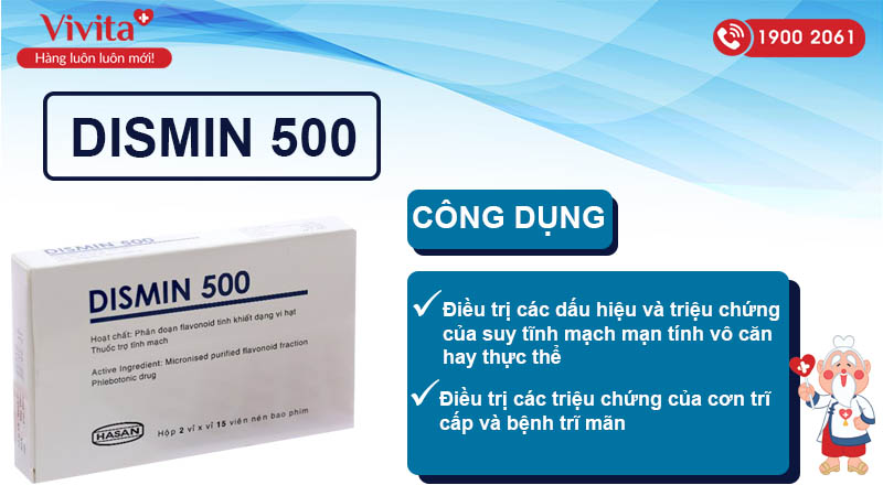 Công dụng Dismin 500