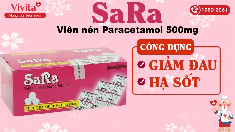 Công dụng SaRa 500mg