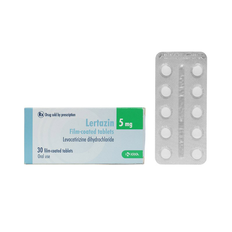 Thuốc chống dị ứng Lertazin 5mg | Hộp 30 viên