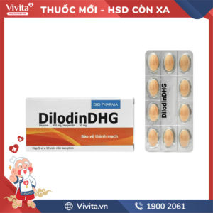 Thuốc Dilodin DHG Hộp 50 viên
