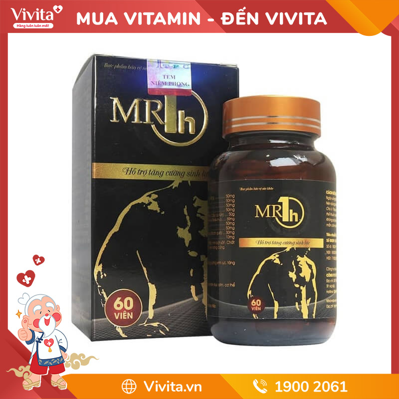 Viên Uống Mr 1h Hỗ Trợ Tăng Cường Sinh Lực Nam Giới | Hộp 60 Viên