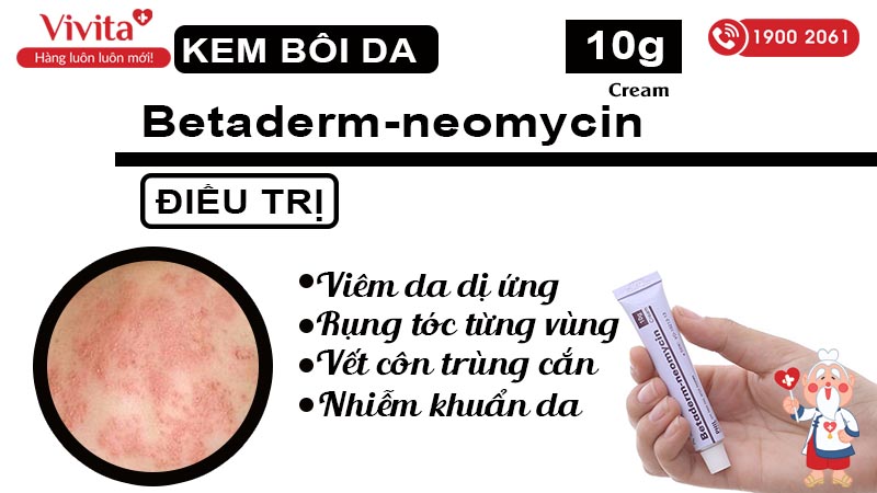 Công dụng Betaderma-neomycin