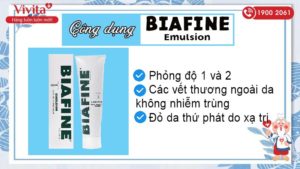 Kem trị bỏng Biafine Emulsion Tuýp 93g - Nhà thuốc VIVITA