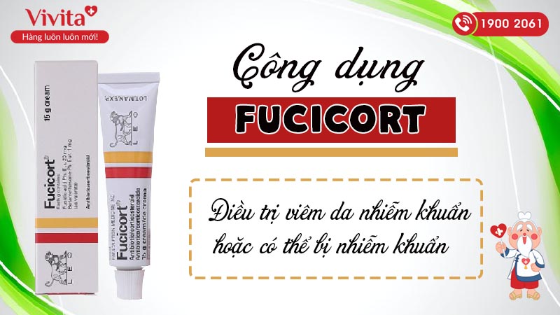 Công dụng của kem trị viêm da Fucicort