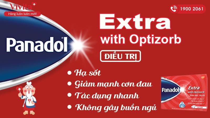 Công dụng Panadol extra with optizorb