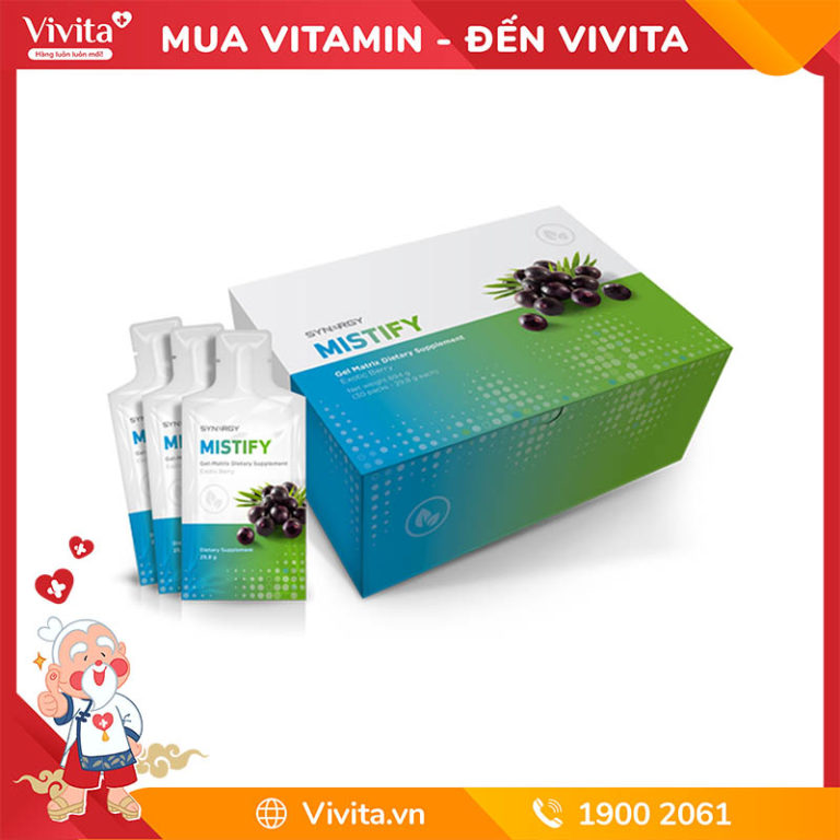 Mistify Synergy hỗ trợ tăng cường sức khỏe [MỚI NHẤT 2024] Hộp 30 gói