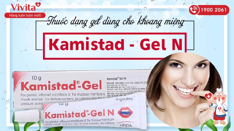 Gel trị viêm miệng Kamistad - Gel N