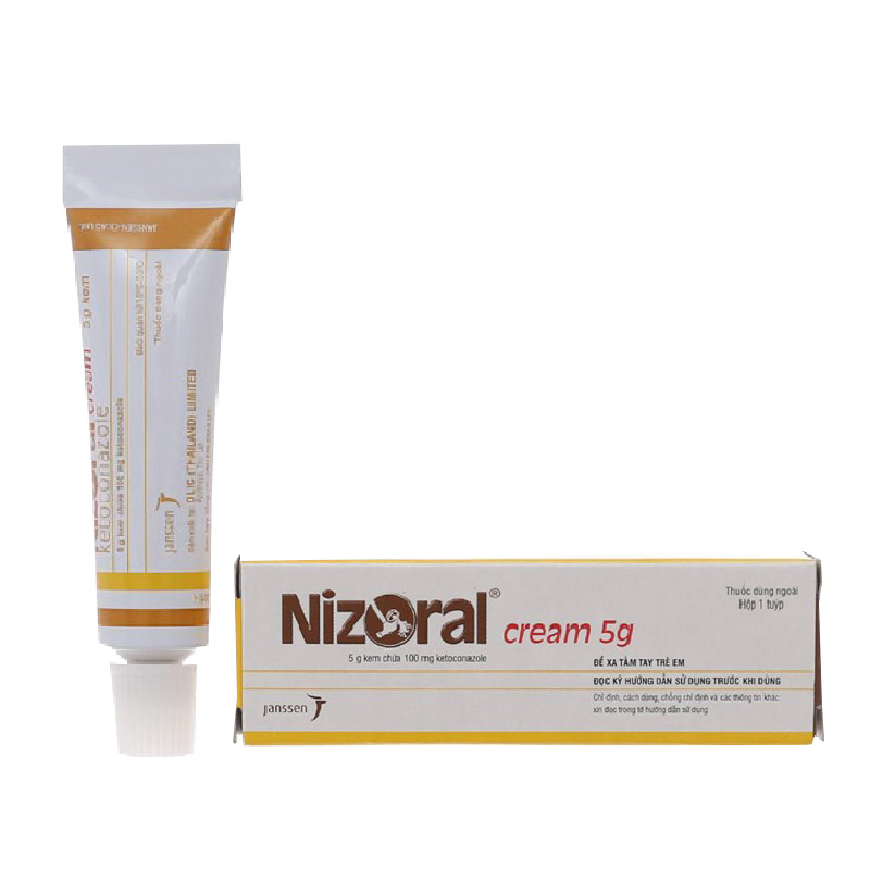 Kem bôi trị nấm da Nizoral 5g | Tuýp 5g