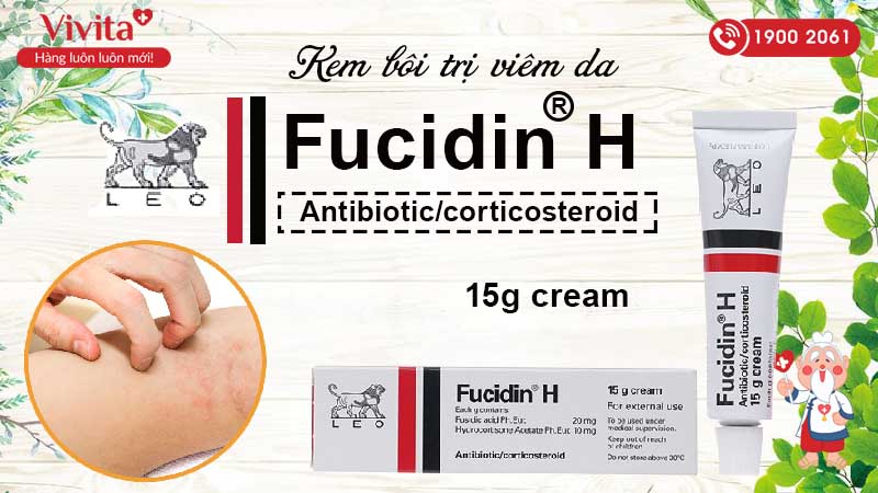 Kem bôi trị viêm da Fucidin H