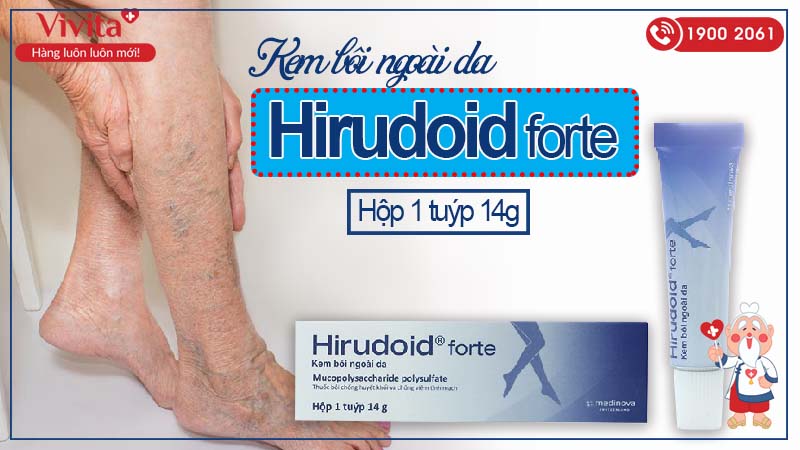 Kem bôi trị viêm tĩnh mạch Hirudoid Forte
