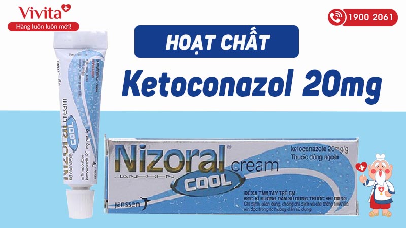 Thành phần của kem bôi trị nấm da Nizoral Cool
