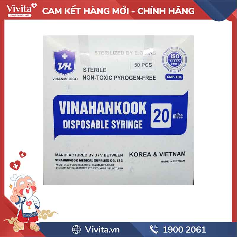 Bơm Tiêm Vinahankook (10 ml và 20ml)