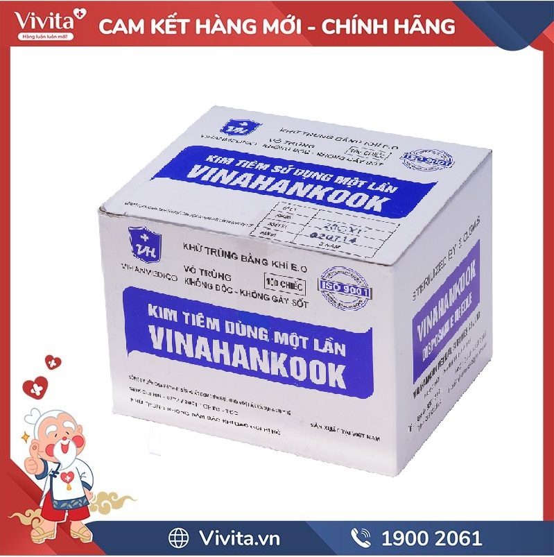 Bơm Tiêm Vinahankook (các loại 5, 1, 3 ml)