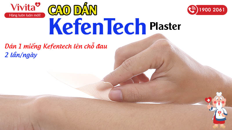 Cách sử dụng miếng dán KefenTech plaster