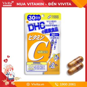 Viên Uống DHC Vitamin C 30 Days – Hỗ Trợ Làm Đẹp Da (Gói 60 Viên)