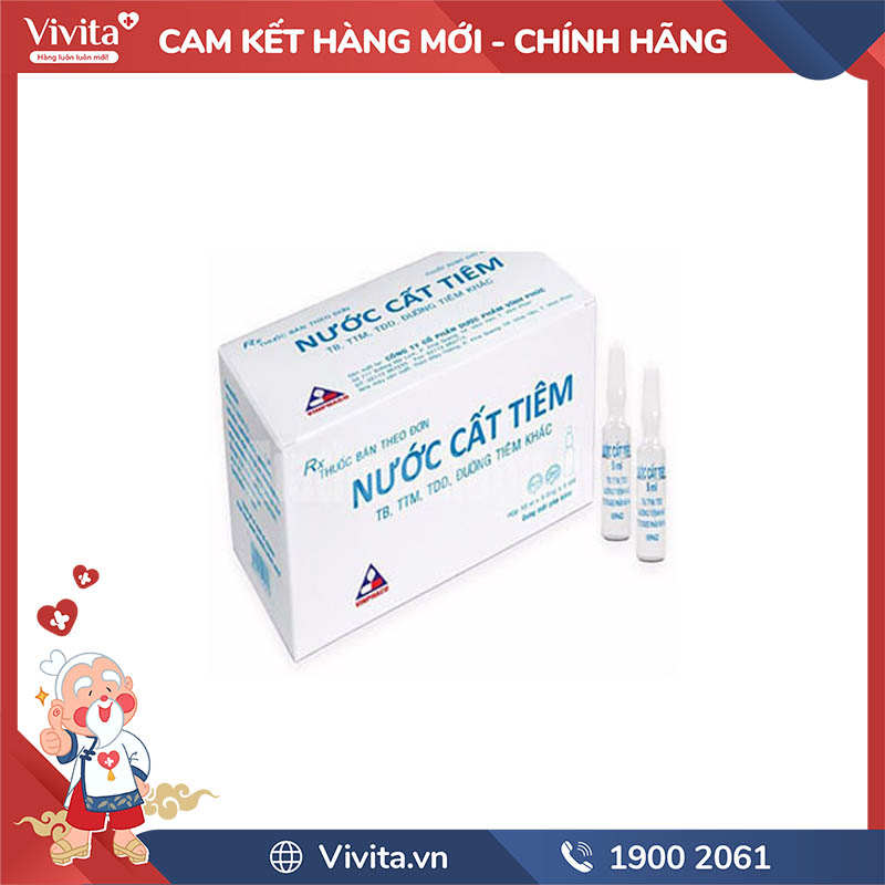 Nước cất tiêm 5ml