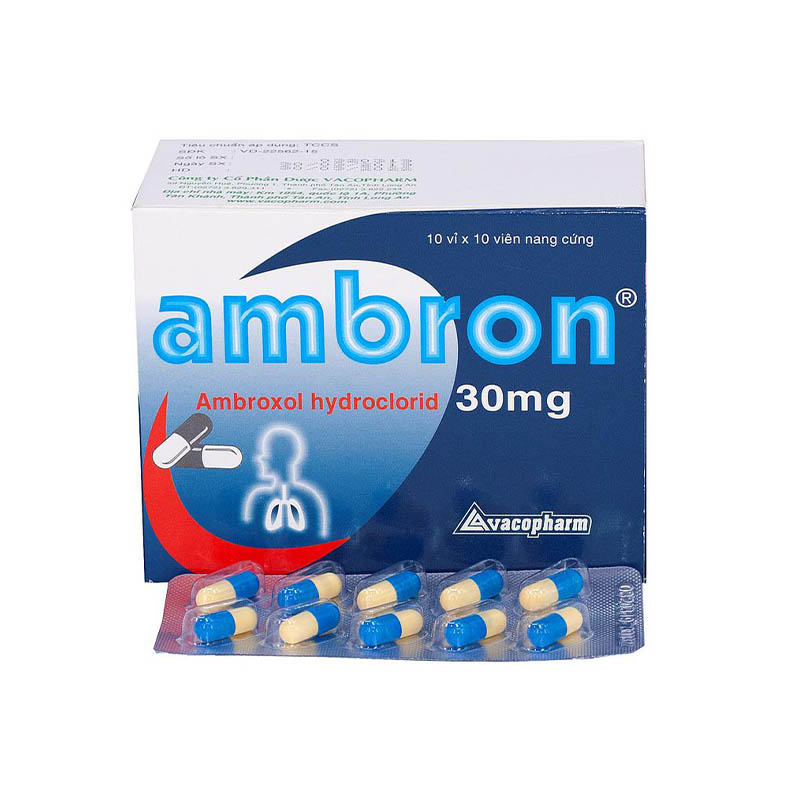 Thuốc hen xuyễn Ambron 30mg | Hộp 100 viên