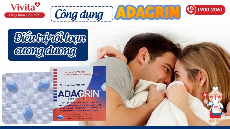 Công dụng của thuốc Adagrin 50mg 