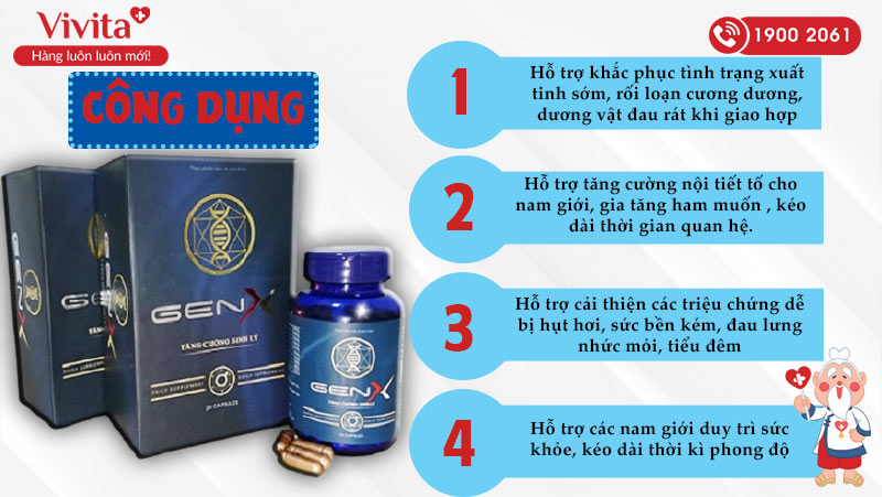 viên uống gen x có tốt không