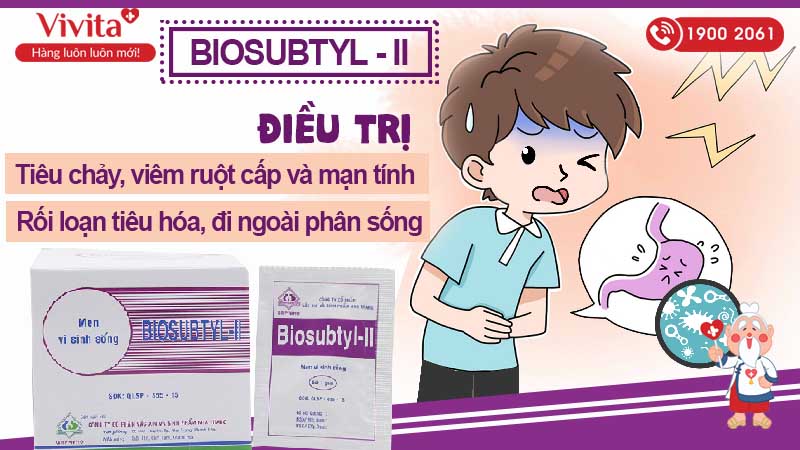 Công dụng men vi sinh Biosubtyl-II