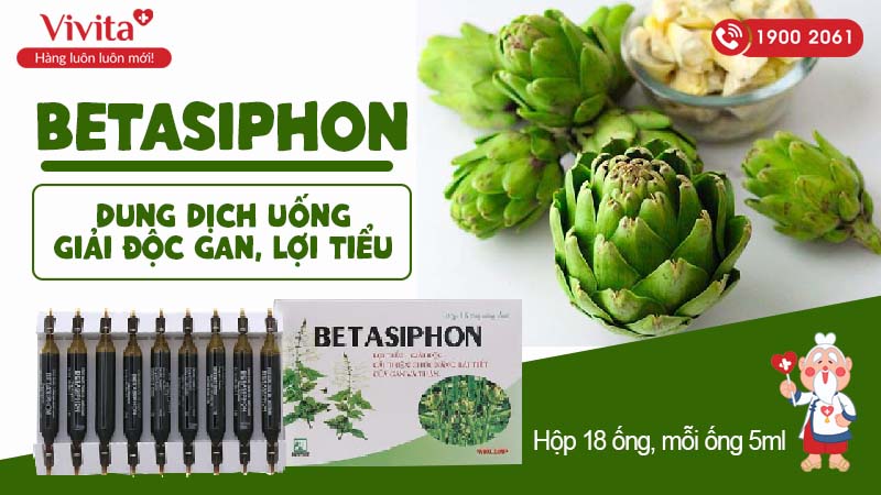 Dung dịch uống giải độc gan, lợi tiểu Betasiphon 