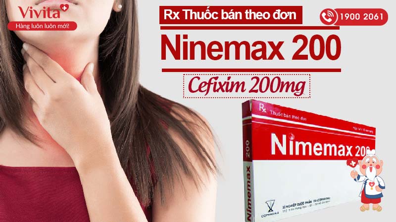 Thuốc kháng sinh Ninemax 200 