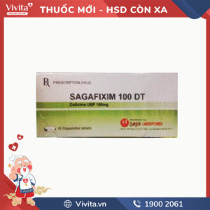 Thuốc kháng sinh Sagafixim 100