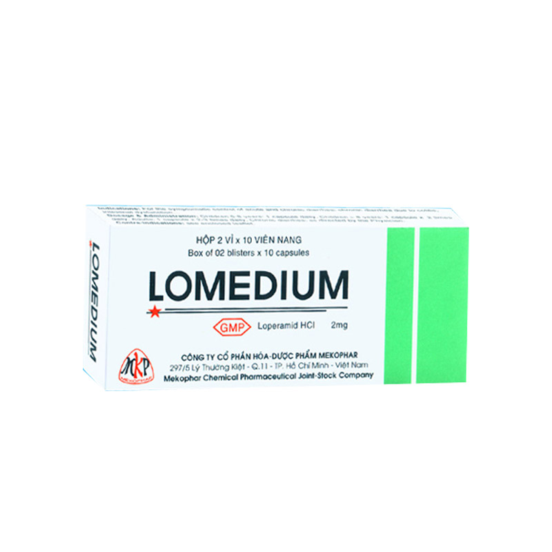 Thuốc trị tiêu chảy Lomedium | Hộp 20 viên