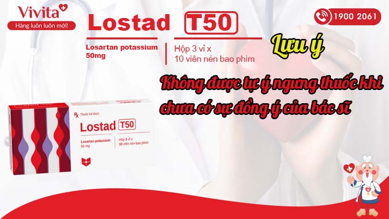 Lưu ý khi sử dụng Công dụng Lostad T50 Stella