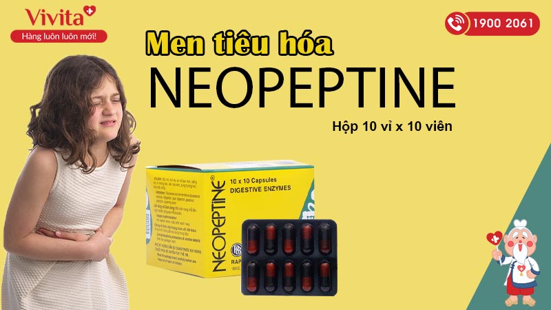 Men tiêu hóa Neopeptine 100 viên
