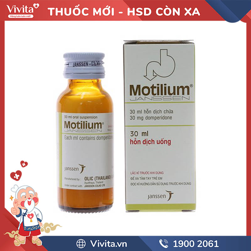 Hỗn dịch uống chống nôn Motilium | Chai 30ml