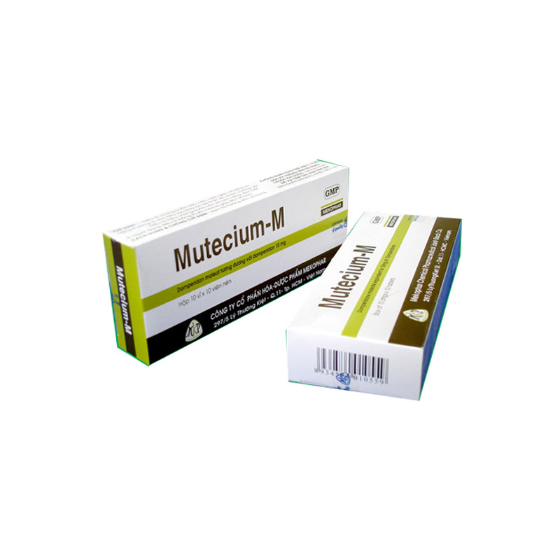 Thuốc chống nôn Mutecium-M 10mg | Hộp 100 viên
